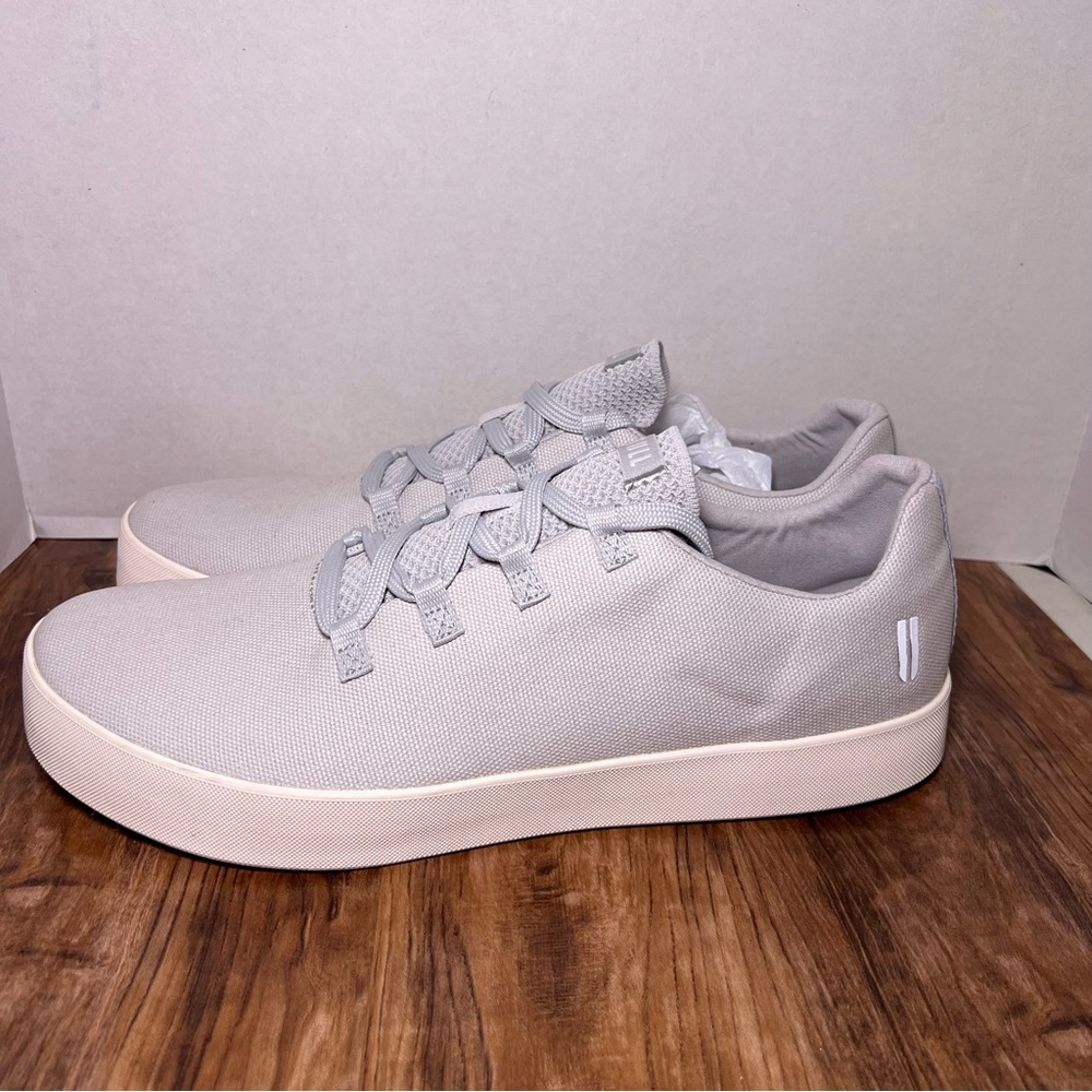 NOBULL Recs Canvas - Grey / Grey / Cream - men’s 15